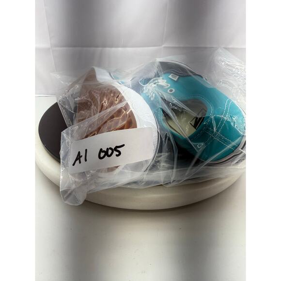 Vans Era Authentic Two Tone Womens Size 6.5 Teal Black Skateboard Shoes Sneakers - Picture 9 of 9